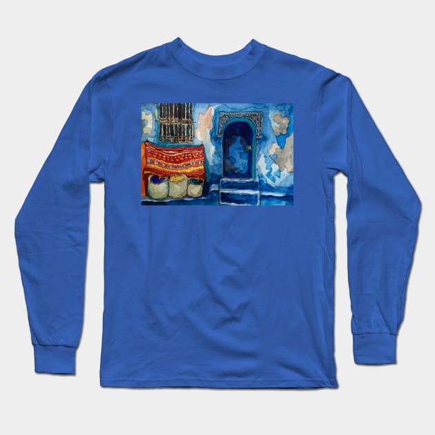 Morocco Long Sleeve T-Shirt by Kuhtina